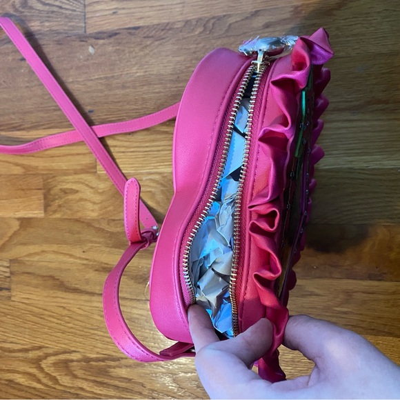 Betsey Johnson Heart Shaped Chocolate Box Purse - Picture 2 of 4